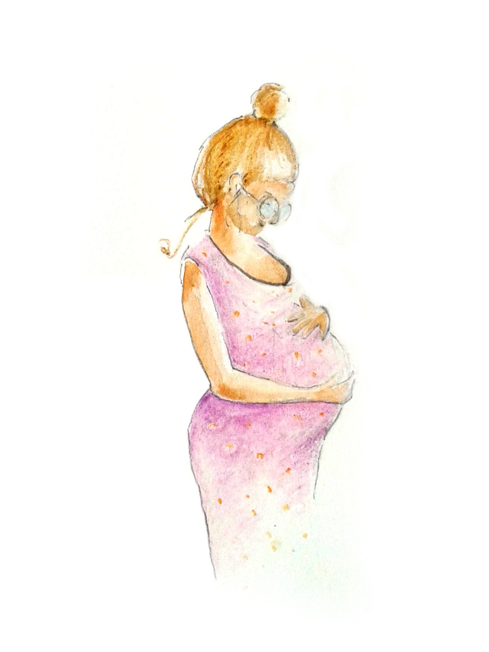 Femmes enceintes face à une grosse non désirée